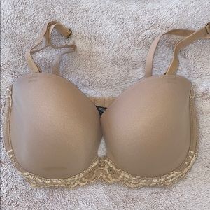 Natori Feathers Underwire Plunge Strapless Bra